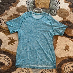 Light blue Lululemon athletic shirt, large